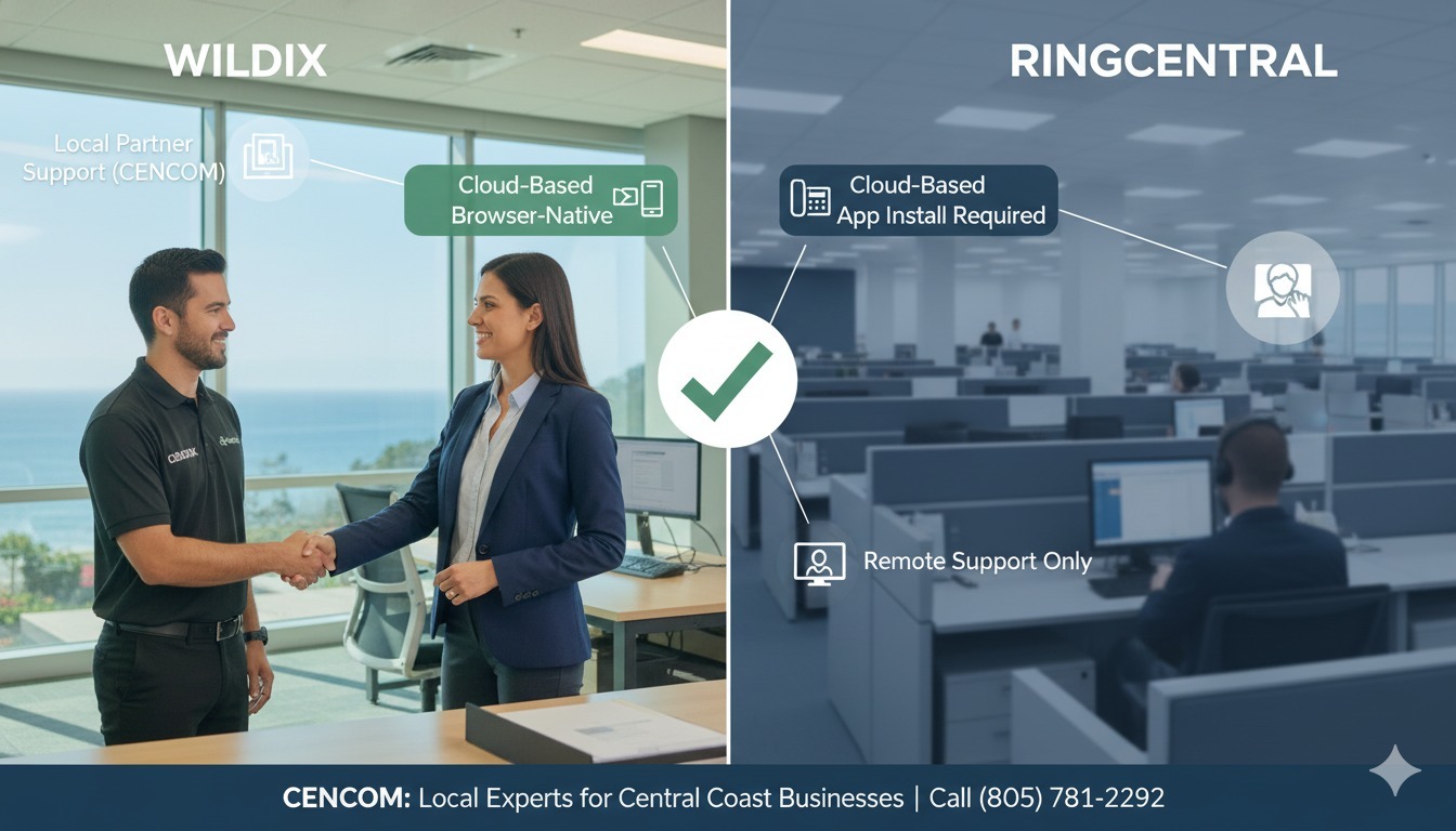 Wildix vs RingCentral for Central Coast businesses